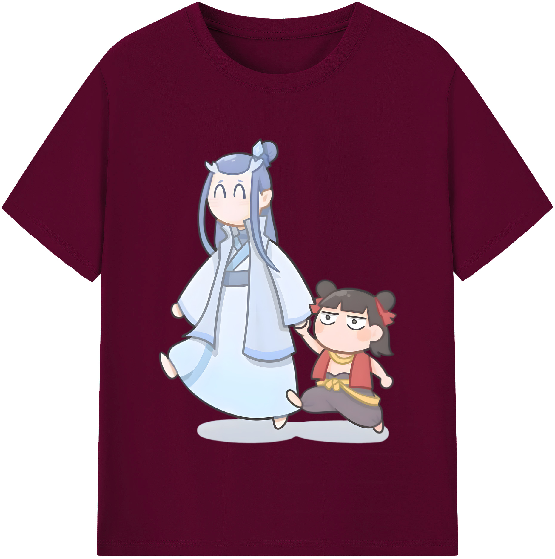 （画像用） Ne Zha 2 ナタ 魔童の大暴れ レディースカジュアルプリントTシャツ（綿100％）